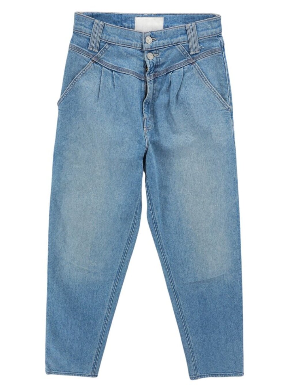 MOTHER SUPERIOR The Pleated Popular Peg Jeans Intoxicated High Waist Size 28